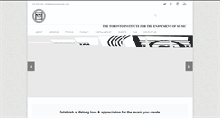 Desktop Screenshot of enjoymusictoronto.com